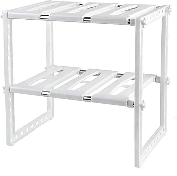 Expandable Under Sink Storage 2 Tiers