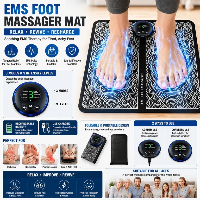 Medical EMS Foot Massager Mat