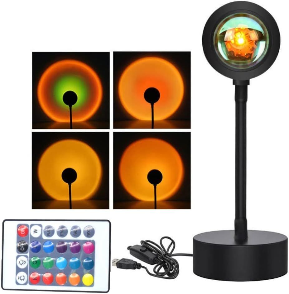 Reflective LED Sunset Projection Lamp