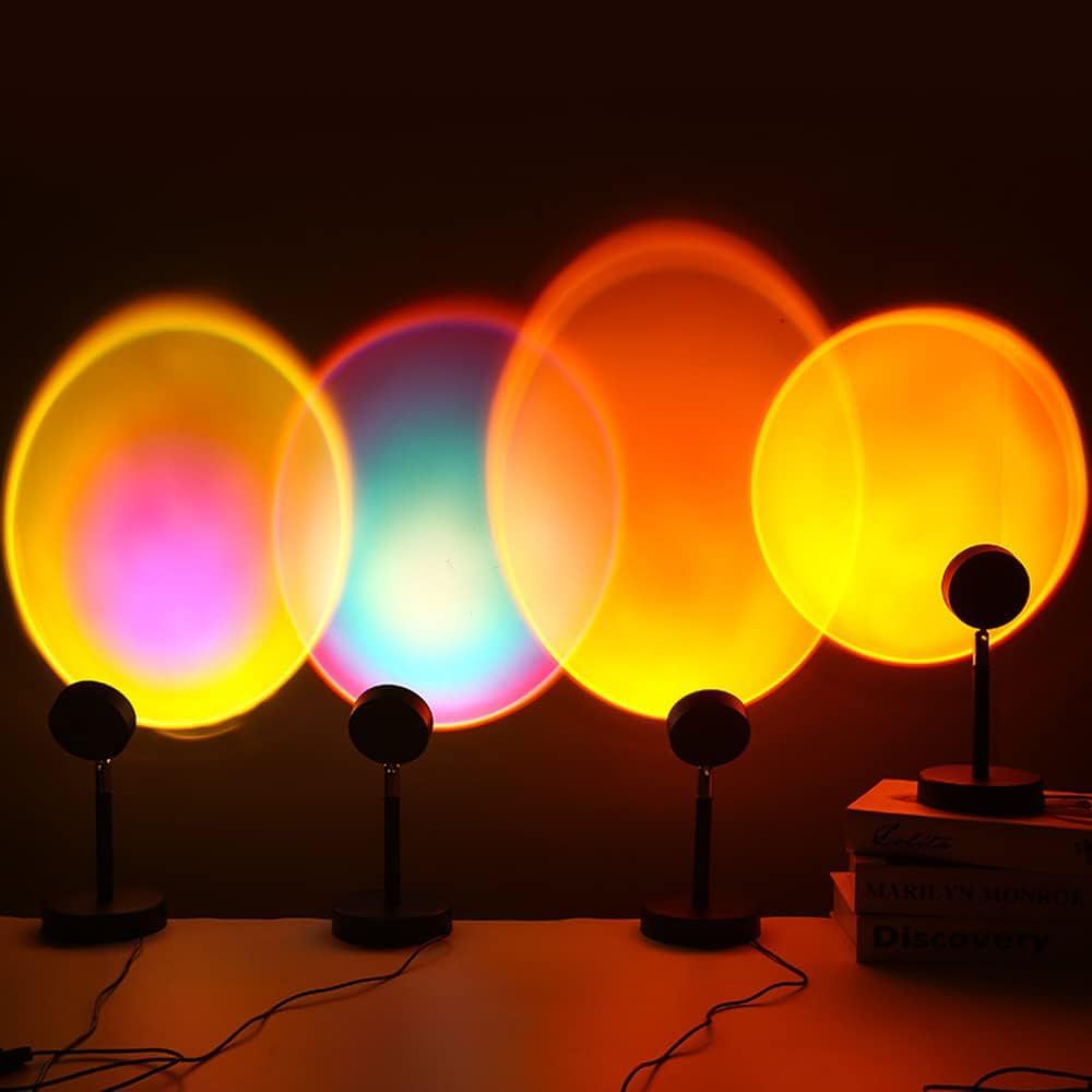 Reflective LED Sunset Projection Lamp