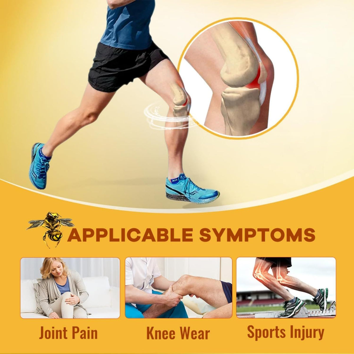 Serious Joint Pain Bee Venom Joint Care Gel