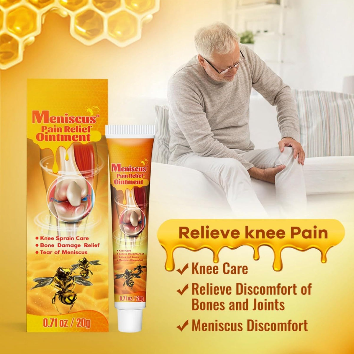 Serious Joint Pain Bee Venom Joint Care Gel
