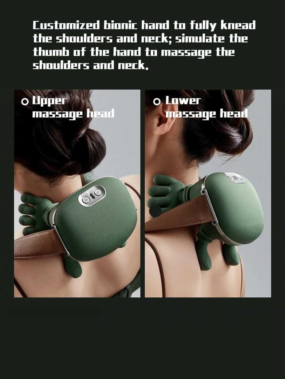 Stress Relief Neck and Back Massager for Pain Relief Deep Tissue