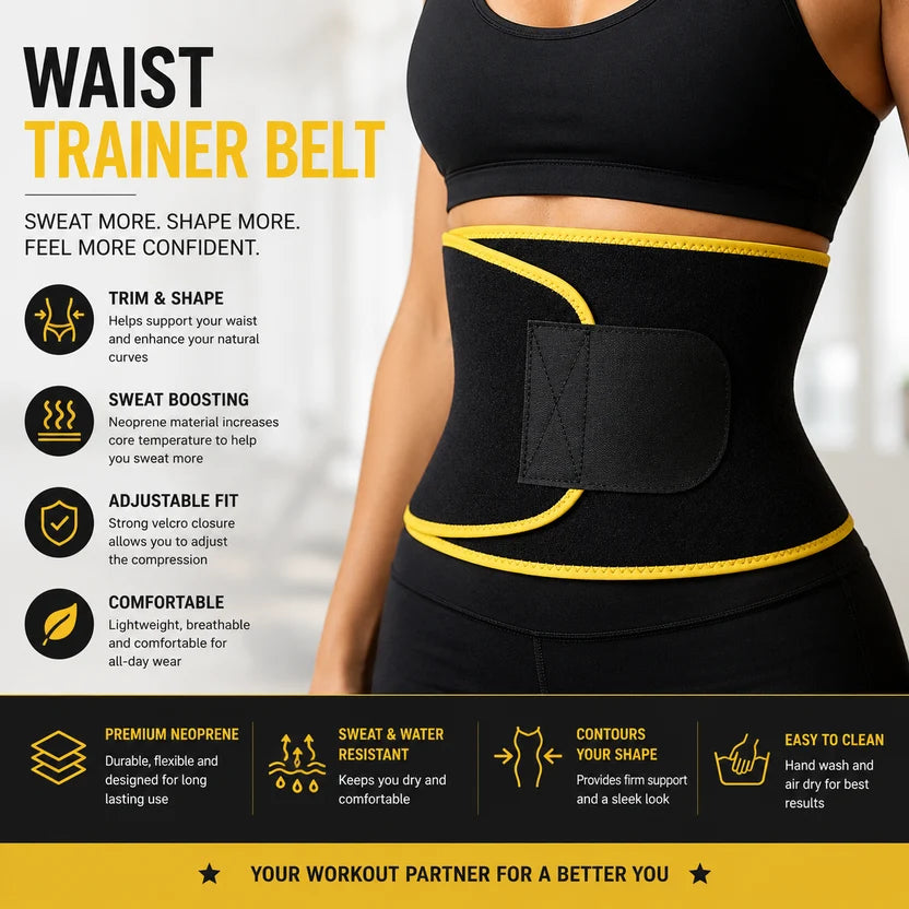 Sauna Waist Trimmer Belt(flat tummy)